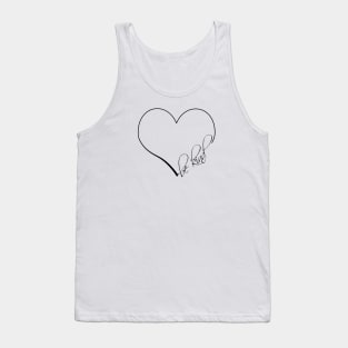 be kind. heart. be a kind human. nice human. human rights design Tank Top